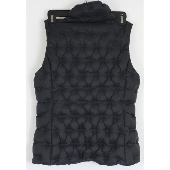 The North Face Black 550 Goose Down Snap Lightweight Puffer Vest Womens XS - Picture 3 of 7